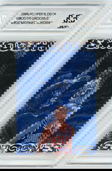 MICHAEL JORDAN 1996-97 Upper Deck Smooth Grooves BGS 8.5