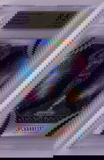 2019-20 Panini Prizm Fireworks Prizms Silver #27 RJ Barrett  BGS 9.5