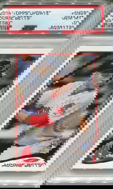 2014 TOPPS UPDATE #US26 MOOKIE BETTS RC PSA 10 GEM MINT