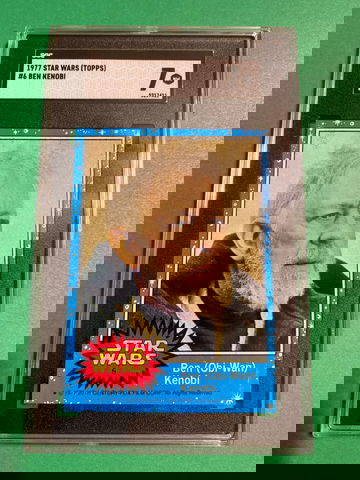 1977 Topps Star Wars # 6 Ben Kenobi 