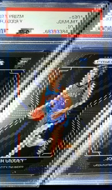 2021 Panini Prizm Josh Giddey #301 PSA 10 Thunder