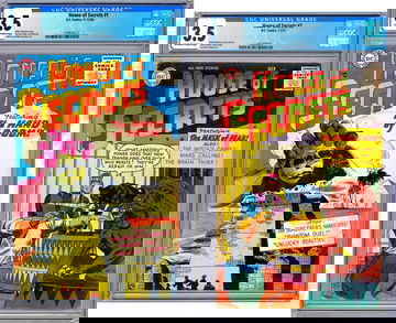 HOUSE OF SECRETS #1-2 CGC 3.5-3.5 MOREIRA MOONEY MESKIN & NICK CARDY ART 1956-57