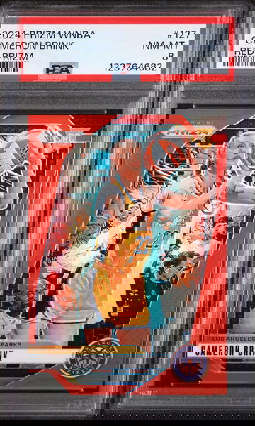 2024 WNBA Prizm Prizms Red Cameron Brink #127 /299 PSA 8