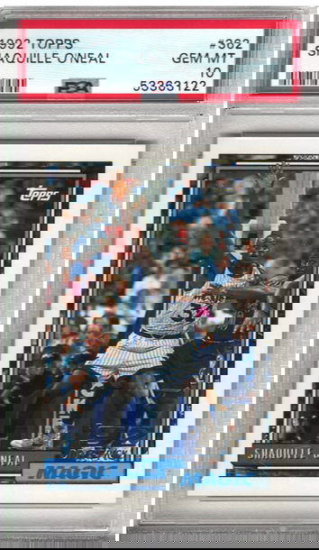 1992-93 Topps #362 Shaquille O'Neil PSA 10 Gem-Mint