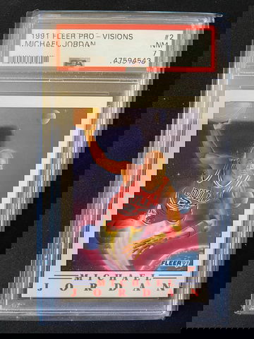 1991 Fleer Pro-Visions Michael Jordan PSA 7