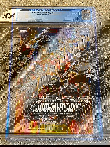 A.X.E. Judgement Day #1 CGC 9.6 Marvel Comics White Pages Mark Brooks Cover 🔥