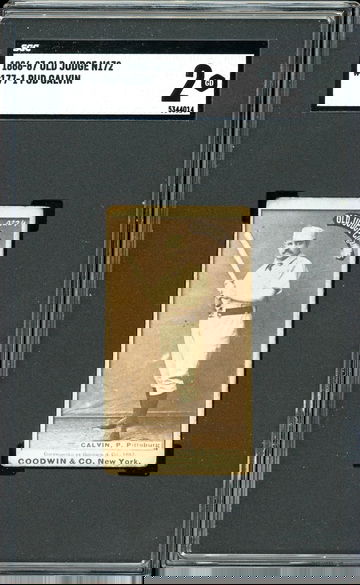 1887 N172 Old Judge Pud Galvin #177-1 HOF Pittsburgh Alleghenys SGC 2 GD