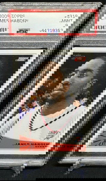 2009 Topps James Harden #319 Rookie PSA 9