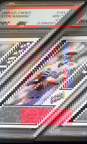 1998 UD Choice #193 Peyton Manning RC PSA 9 MINT