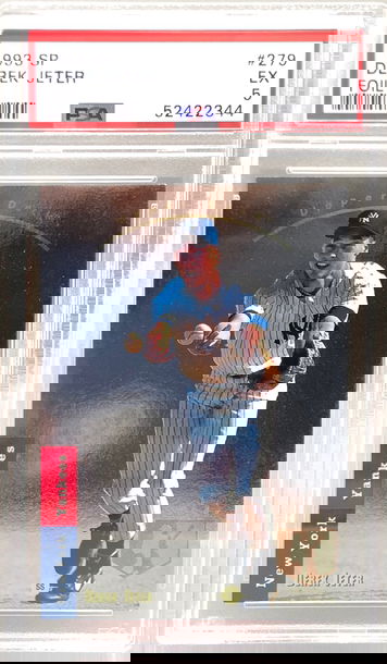 1993 SP Derek Jeter Rookie PSA 5