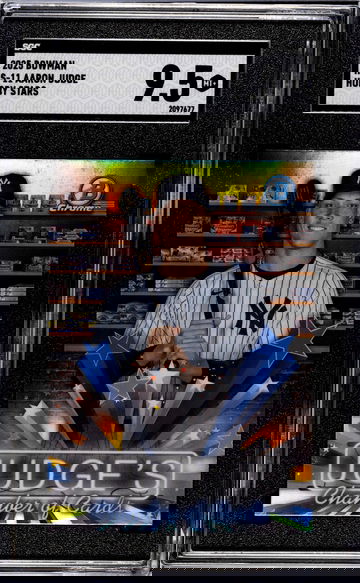 2025 Bowman #HS-11 Aaron Judge Hobby Stars SGC 9.5