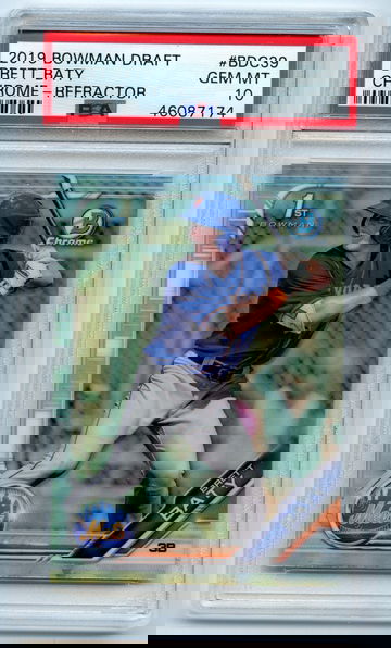 2019 Bowman Chrome Brett Baty Refractor PSA 10