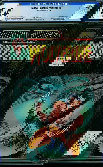 MARVEL COMICS PRESENTS #3, CGC 9.4 NM