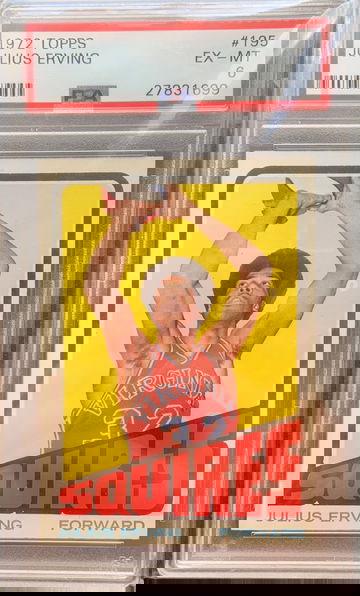 1972 Topps Julius Erving Rookie PSA 6