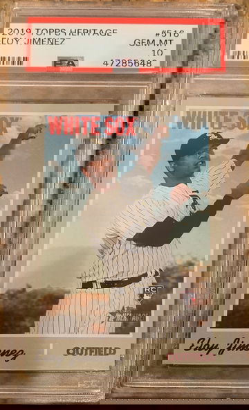 2019 Topps Heritage Eloy Jimenez PSA 10