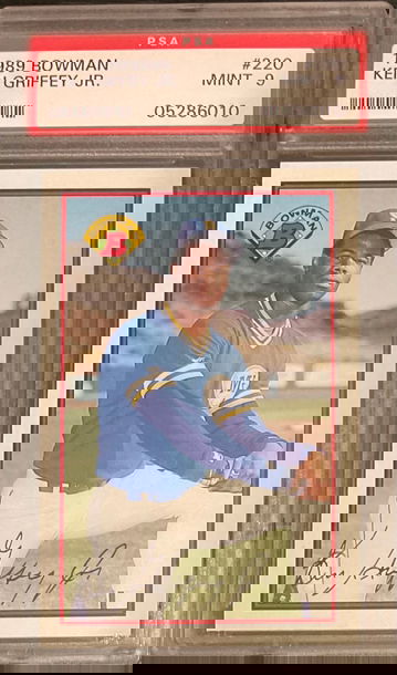 1989 Bowman Ken Griffey Jr RC PSA 9