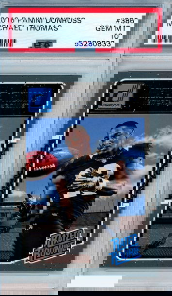 2016 PANINI DONRUSS MICHAEL THOMAS #386 ROOKIE SAINTS RC PSA 10 GEM MT