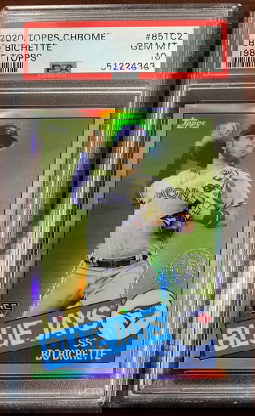 2020 Topps Chrome Bo Bichette 1985 Topps