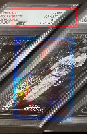 2024 Topps mookie betts blue holofoil PSA 10