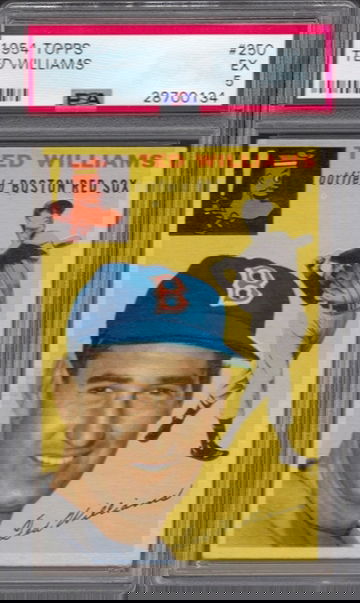 1954 Topps Ted Williams # 250 PSA 5