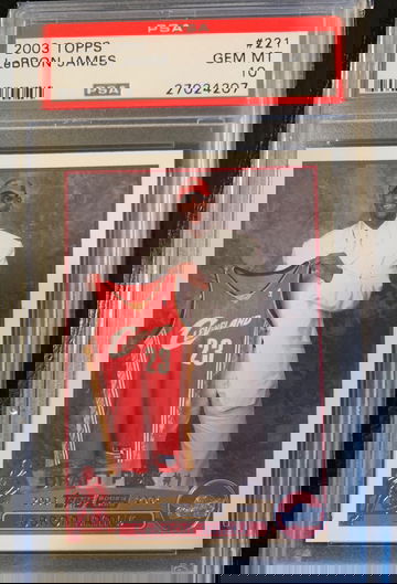 2003 Topps Lebron James PSA 10