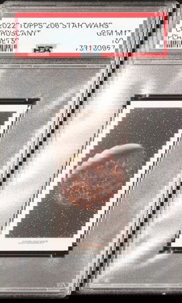 2022 Topps 206 Star Wars Coruscant Planets PSA 10