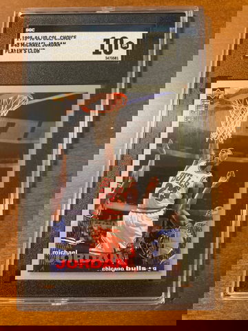1995-96 UD Col. Choice - #45 Michael Jordan - Player's Club - SGC 10