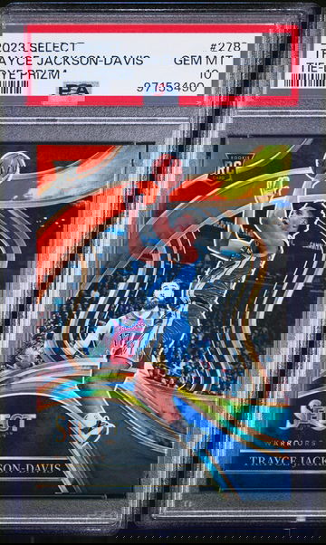 2023 Panini Select Tie-Dye Prizm Trayce Jackson-Davis #278 RC 01/25 PSA 10