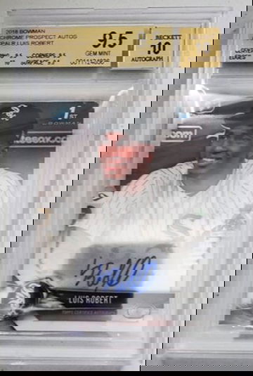 Luis Robert Bowman Chrome Auto GEM+