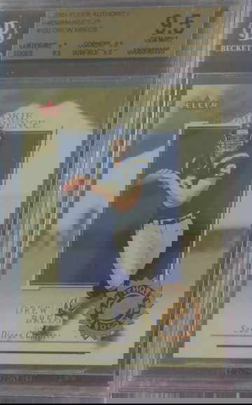 2001 Fleer Authority Prominence 07/50 Drew Brees #102