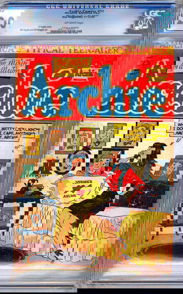 ARCHIE COMICS #23 CGC 2.0 RARE GOLDEN AGE CLASSIC FAGALY CVR VIGODA ART MLJ 1946