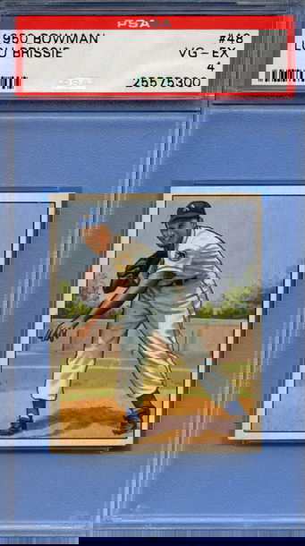 1950 Bowman Lou Brissie PSA 4 VG-EX