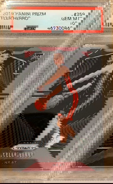2019 Panini Prizm Tyler Herro Rookie PSA 10
