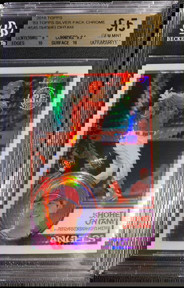 2018 Topps Silver Pack Chrome Shohei Ohtani #145 9.5 GEM