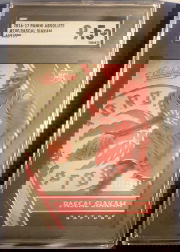 Pascal Siakam RC 2016 Absolute /999 SGC 9.5 
