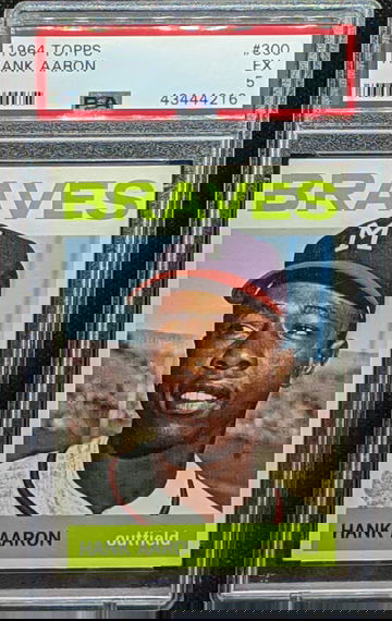 1964 Topps Hank Aaron #300 PSA 5