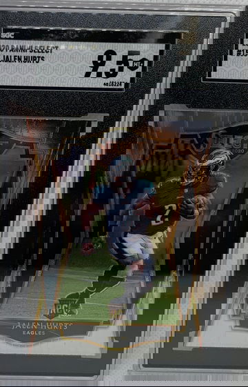 2020 Select Jalen Hurts RC Premier Level SGC 9.5