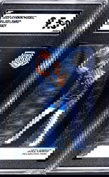 2023-24 Panini Mosaic #4 Joel Embiid Elevate SGC 9.5