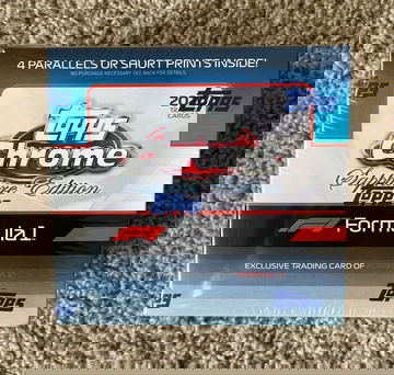 2020-2021 Topps Chrome F1 Sapphire Box