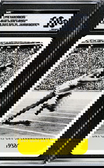 1998 Harenberg Jahrhunderts Jesse Owens Olympics Track & Field SGC 10 POP 1