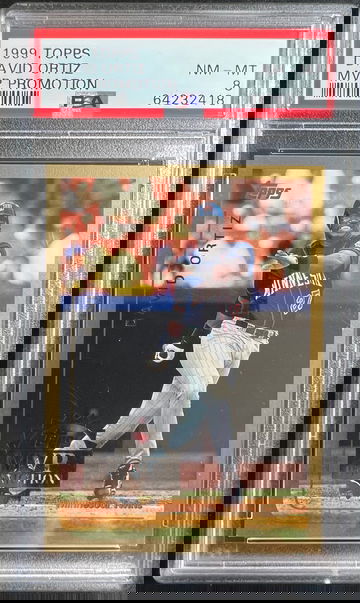 1999 Topps David Ortiz MVP Promotion PSA 8