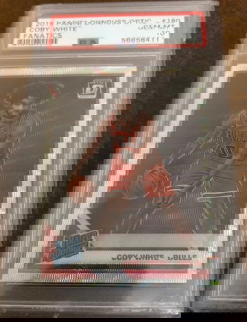 Coby White 2019 Optic Rated Rookie Fanatics PSA 10