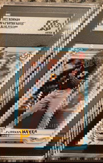 2021 Bowman Ke'Bryan Hayes Sky Blue