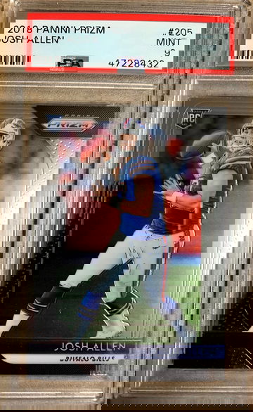 2018 Prizm Josh Allen RC PSA 9