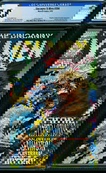 X-MEN #304, CGC 9.8 NM/MT -- HIGHEST GRADED