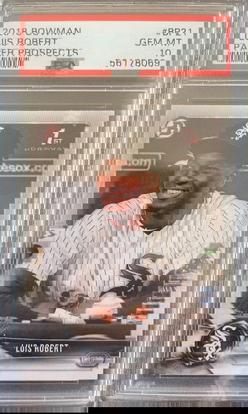 2018 Bowman 1st Luis Robert #21 Paper Prospects PSA 10 