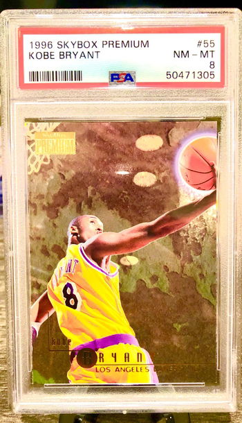 1996 Skybox Premium Kobe Bryant PSA 8 Rookie RC