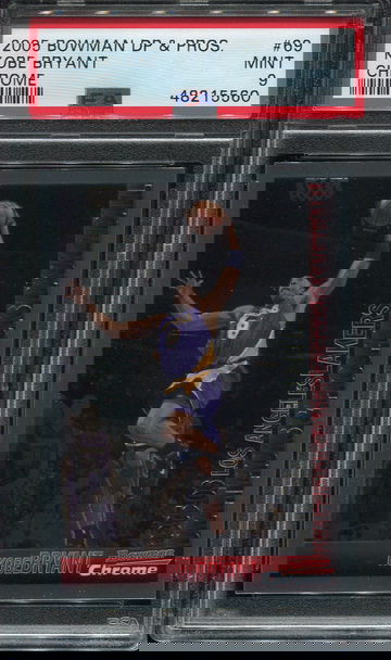 Kobe Bryant, PSA 9, 2005-06 Bowman Draft Picks Chrome #69 LA Lakers