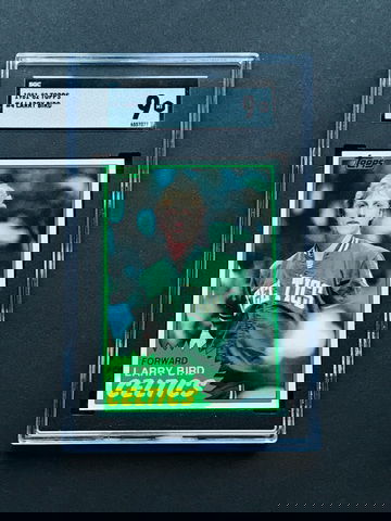 1981-82 Topps Basketball #4 Larry Bird Boston Celtics HOF SGC 9 MINT