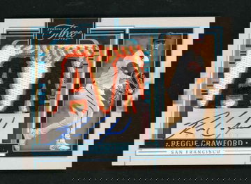 2022 Panini Three and Two PJA-RC Reggie Crawford Prospect Jersey Autographs San Francisco